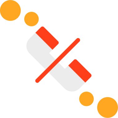 Çapraz simge. Düz dizayn. vektör illüstrasyonu.