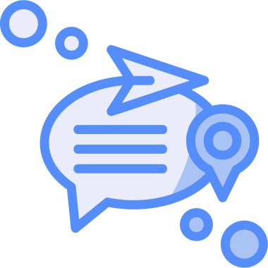 ileti simgesi, vektör illüstrasyonu