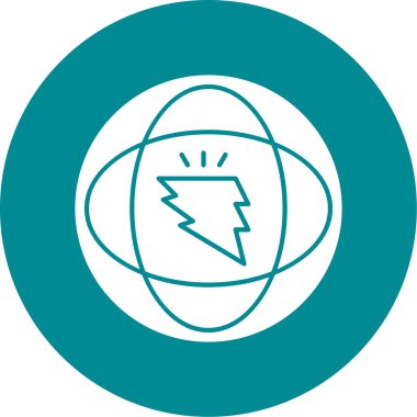 Bir gücün vektör illüstrasyonu