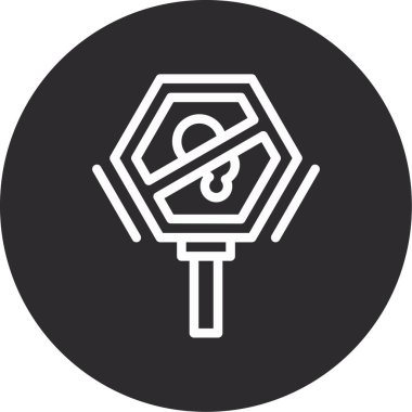 Seo simgesinin vektör illüstrasyonu