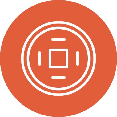 Modern bir simgenin vektör illüstrasyonu