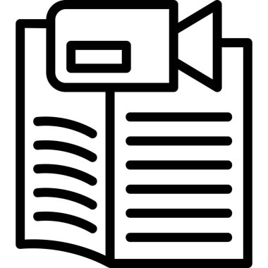 Kitap eğitimi ikonu ana hatlarıyla