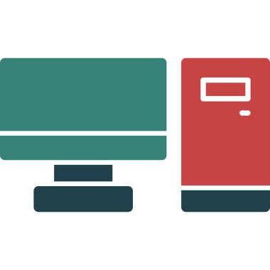 Yazıcı. Web simgesi basit illüstrasyon