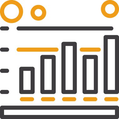 analitik veri tablosu simgesi ana hat biçiminde