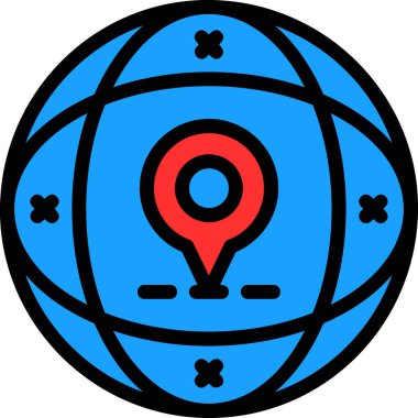 gps konum pin simgesi