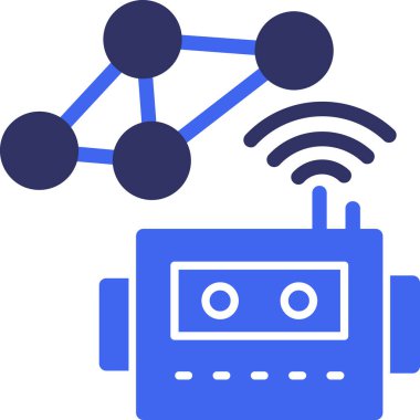 Wifi simgesi, vektör illüstrasyonu