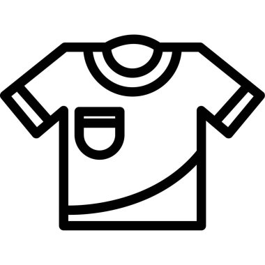 shirt simgesi vektör illüstrasyonu