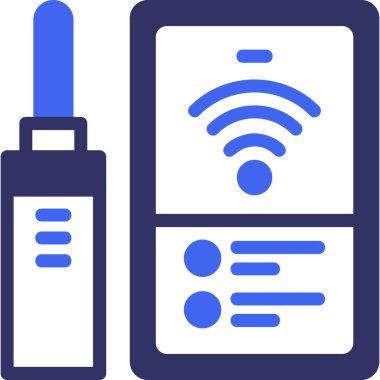 Wi-Fi internet kablosuz simgesi