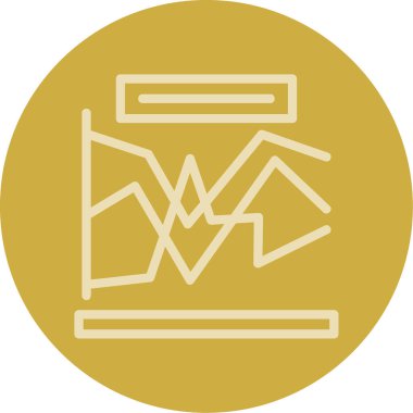 modern simge illüstrasyon vektörü