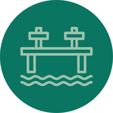 seo modern simgesinin vektör illüstrasyonu