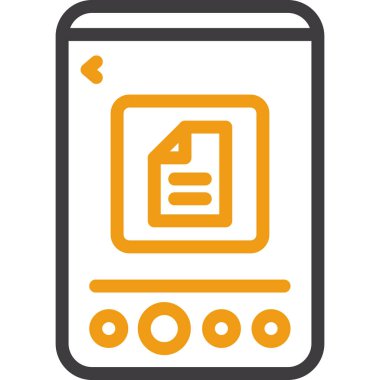 Kontrol listesi simgesi vektör illüstrasyonu