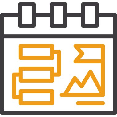 takvim tarihi gün simgesi ana hat biçiminde