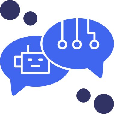 sohbet web simgesi basit tasarımı