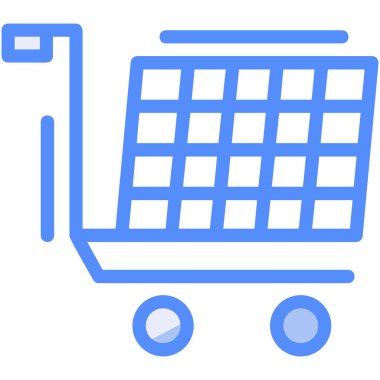 Alışveriş arabalarının alışveriş ikonu - ekommerce - ticaret kategorisi