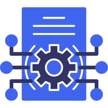 veri simgesi, vektör illüstrasyonu