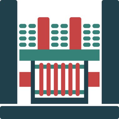 İtfaiye kamyonu Hortumu Kabartma Çoklu Renk, Vektör Resimleri