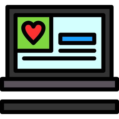 bilgisayar simgesi, vektör illüstrasyonu