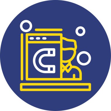 Modern b 'nin vektör illüstrasyonu eksik simgesi