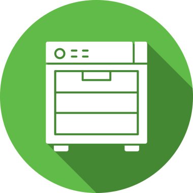 buzdolabı vektör simgesi modern basit illüstrasyon