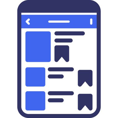 cep telefonu ikonu vektör illüstrasyonu