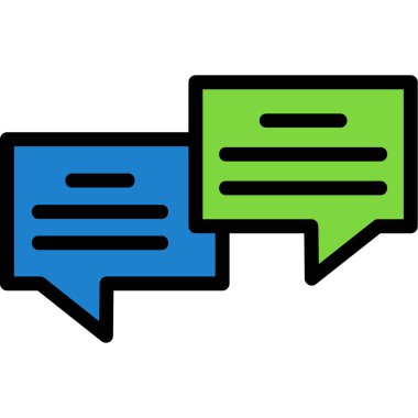 konuşma balonu ikonu vektör illüstrasyon tasarımı