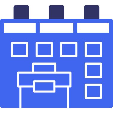 Takvim. Web simgesi basit illüstrasyon