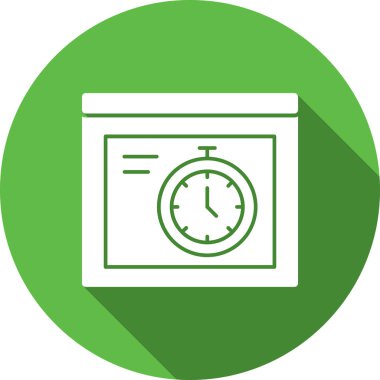 Alarm saat vektör çizimi