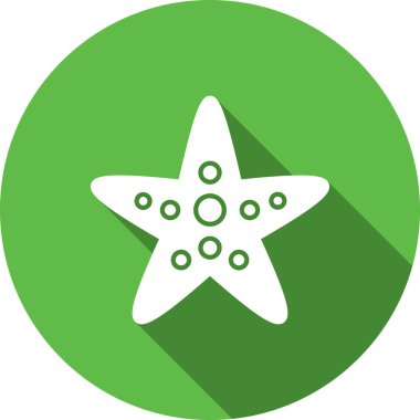 yıldız düz vektör simgesi