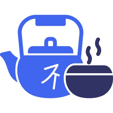 Çay fincanı çay ikonu - taslak biçiminde