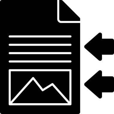 belge dosya simgesi ana hat biçiminde