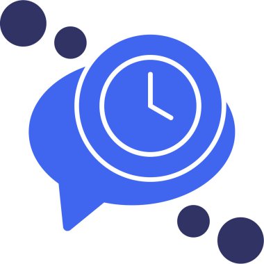 Saat. Web simgesi basit tasarım