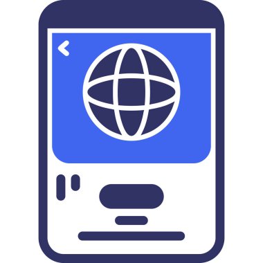 internet web vektör simgesi