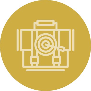 kamera simgesi vektör illüstrasyonu