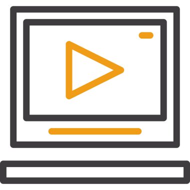 video oynatıcı vektör simgesi