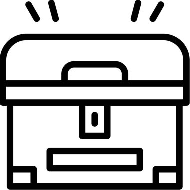 evrak çantası vektör resimleme simgesi