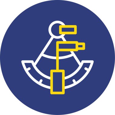 anchor web simgesi, basit vektör illüstrasyonu