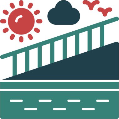 Hava durumu simgesi, vektör illüstrasyonu