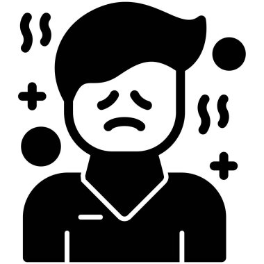 headache icon vector illustration