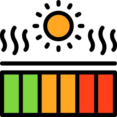 Enerji ekolojisi çevresi simgesi - özet biçimi