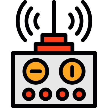 router simgesi vektör illüstrasyonu