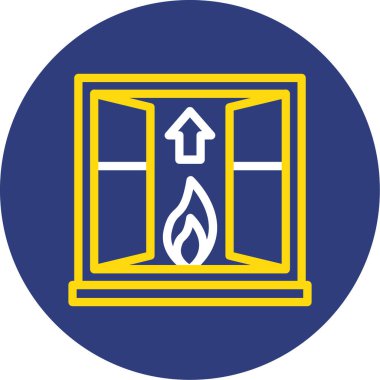 Modern b 'nin vektör illüstrasyonunda ateşten yoksun simge