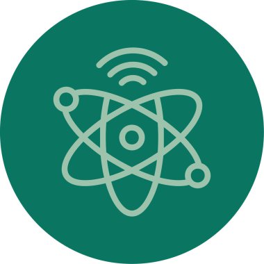 Benzersiz nükleer vektör simgesi