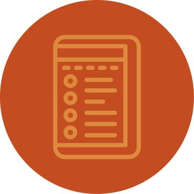 Vektör Defteri Simgesi illüstrasyonu