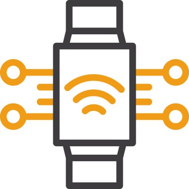 Akıllı çocuk. Web simgesi basit illüstrasyon