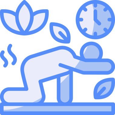 yoga meditasyon gevşeme simgesi