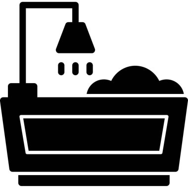 küvet web vektör illüstrasyonu