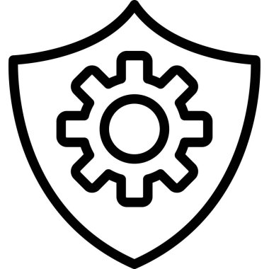 dişli simgesi vektör illüstrasyonu