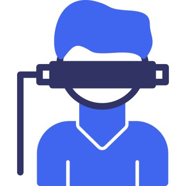 Gerçeklik. Web simgesi basit illüstrasyon