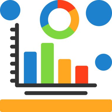 Grafik düz vektör simgesi