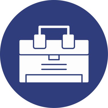 Çanta. Web simgesi basit illüstrasyon